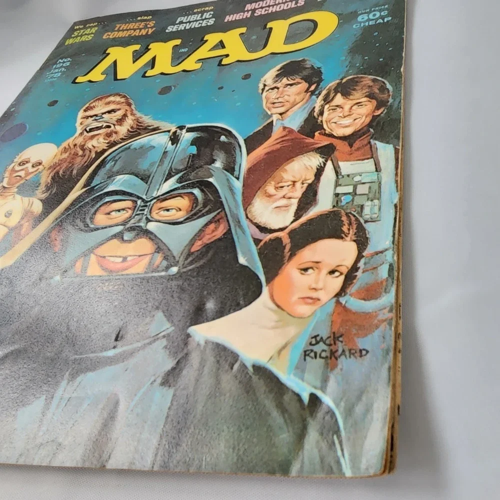 MAD Magazine Star Wars Spoof Issue #196 Jan‎ 1978 Vintage Retro Collectible
